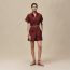 Combinaison en double twill de coton, rouge H