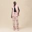 "Ferronnerie Remix" pants, rose opaline