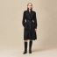 Drawstring dress, noir
