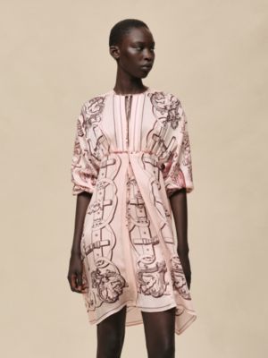 ドレス ストラップ付き 《フェロヌリー・リミックス》プリント, イメージ: 着用例, worn, ビュー3の6