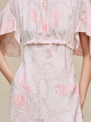 "Aux Champs Remix" ruffled tulip dress, View: Worn, worn, view 6 of 7