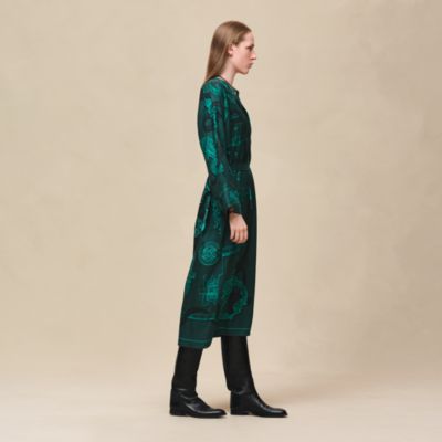 knee length dresses for ladies Hermes Robe SM