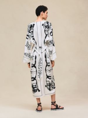 "Ferronnerie Remix" caftan, View: Worn, worn, view 2 of 6