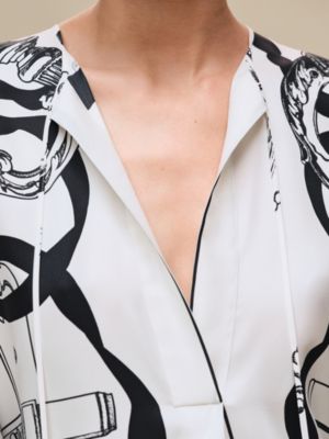 "Ferronnerie Remix" caftan, View: Worn, worn, view 5 of 6