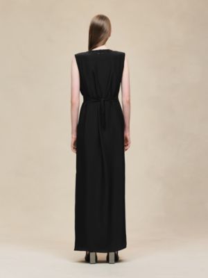 ノースリーブカフタンドレス 刺繍入り, イメージ: 着用例, worn, ビュー3の8