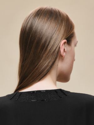 ノースリーブカフタンドレス 刺繍入り, イメージ: 着用例, worn, ビュー7の8