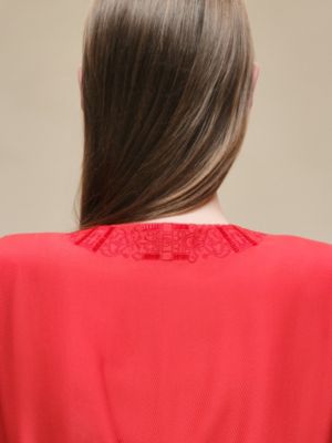 Sleeveless embroidered caftan, View: Worn, worn, view 6 of 7