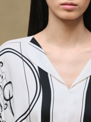 "Ex-Libris a Main Levee" caftan, View: Worn, worn, view 7 of 7