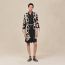 "Ferronnerie Remix" shirt dress, noir