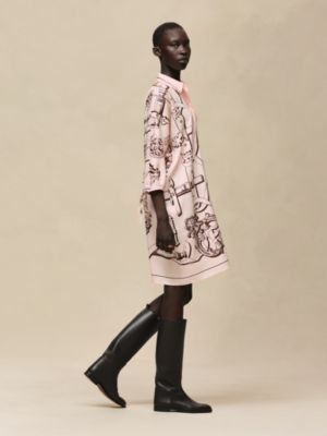 シャツドレス 《フェロヌリー・リミックス》プリント, イメージ: 着用例, worn, ビュー2の6