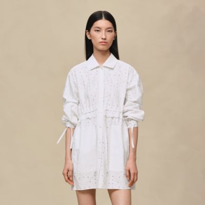 極美品★HERMES エルメス 25AW H5H0635DL Palefrey Remix シルク100％ ベルト付 膝丈 ワンピース ドレス ダークグレー 34 ハンガー付き フランス製 正規品 レディース HERMES - HERMES エルメス ワンピース SM カシミヤシルクの通販 by