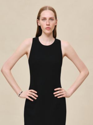 Ruffled sleeveless dress, View: Worn, worn, view 4 of 6