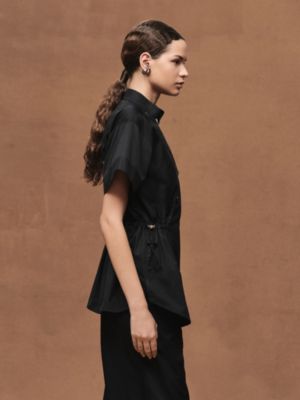 Drawstring shirt, View: Worn, worn, view 4 of 6
