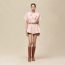 Drawstring shirt, rose palomino
