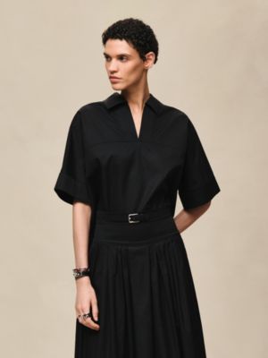 Cropped polo blouse, View: Worn, worn, view 2 of 5