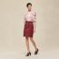 "Ferronnerie Remix" blouse, rose opaline