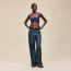 Quilted bra, bleu outremer