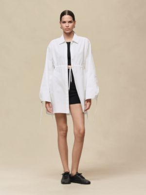 Drawstring shirt