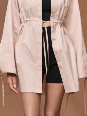Drawstring shirt, View: Worn, worn, view 6 of 7