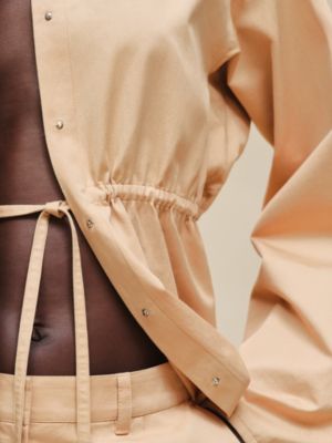 Drawstring shirt, View: Worn, worn, view 6 of 7