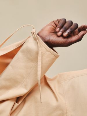 Drawstring shirt, View: Worn, worn, view 7 of 7