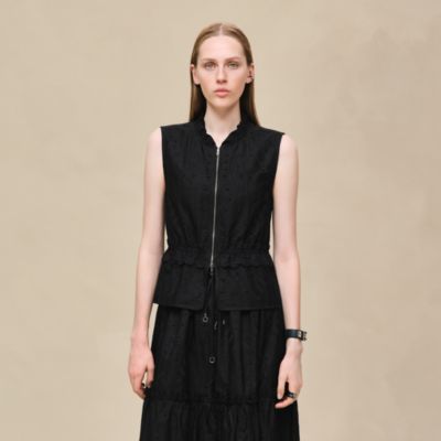 ブラウス - ブラック - レディス トップス、シャツ、ブラウス | Hermès