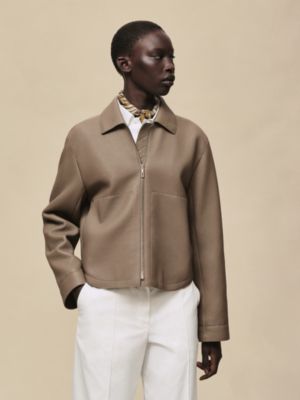 Washed deerskin jacket, View: Worn, worn, view 2 of 7