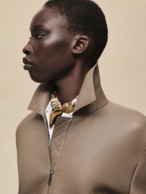 Washed deerskin jacket, View: Worn, worn, view 4 of 7