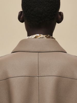 Washed deerskin jacket, View: Worn, worn, view 6 of 7