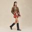 Quilted jacket, marron muschio