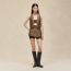 Quilted cargo vest, marron muschio