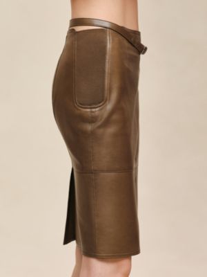 Mixed knit pencil skirt, View: Worn, worn, view 5 of 6