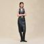 Quilted skirt, bleu noir