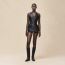 Quilted wrap shorts, bleu noir