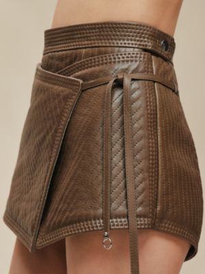 Quilted wrap shorts, View: Worn, worn, view 5 of 5