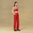 Straight leg pants, rouge amazone, We will notify you when this product is back in stock