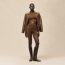 Silk shorts, marron muschio
