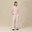 Cashmere long-sleeve sweater, rose palomino