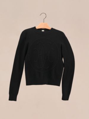 Cashmere "H Lift" long-sleeve sweater, View: front, front, view 6 of 6