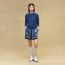 Jersey de manga larga motivo "H Lift", bleu outremer