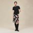 "Ferronnerie" short-sleeve sweater, noir