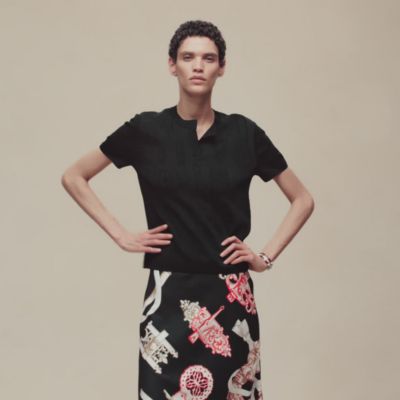 "Ferronnerie" short-sleeve sweater, View: video, view 2 of 6