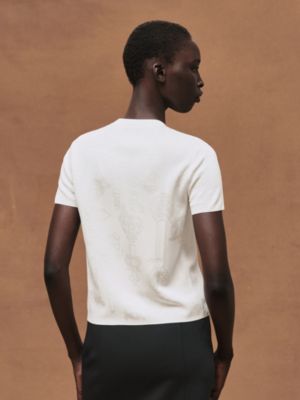 ショートスリーブニット 《フェロヌリー》モチーフ, イメージ: 着用例, worn, ビュー3の5