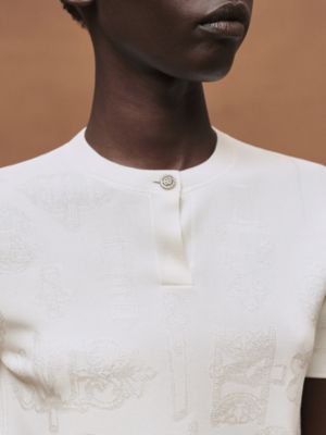 ショートスリーブニット 《フェロヌリー》モチーフ, イメージ: 着用例, worn, ビュー4の5