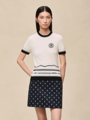 ショートスリーブニット 《エクスリブリス》モチーフ, イメージ: 着用例, worn, ビュー2の5