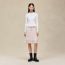 Jewel long-sleeve sweater, blanc naturel