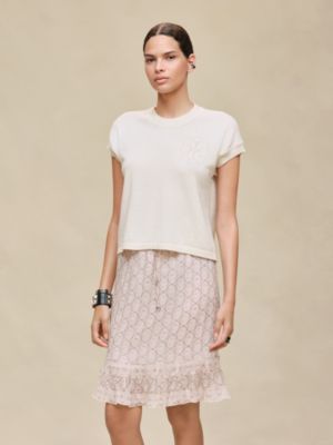 Short-sleeve sweater, View: Worn, worn, view 3 of 5