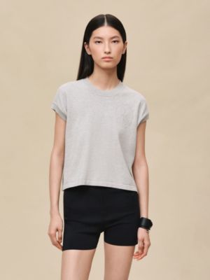 Short-sleeve sweater, View: Worn, worn, view 2 of 5