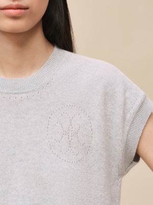 Short-sleeve sweater, View: Worn, worn, view 4 of 5