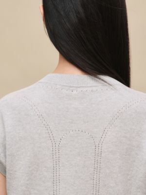 Short-sleeve sweater, View: Worn, worn, view 5 of 5
